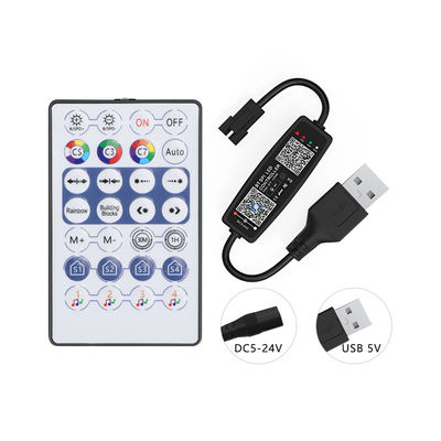 Mini LEIDEN van USB 5V Strookcontrolemechanisme, Pixel HOOFD Licht Controlemechanisme Ver Bluetooth With rf