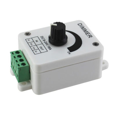 Regelbare Helderheids HOOFDcontrolemechanisme Dimmer Switch gelijkstroom 12V 16A voor 5050 Enig Kleurenlicht