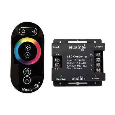 Draadloze Verre van hoofd rf Controlemechanisme, RGB LEIDEN Muziekcontrolemechanisme 18A voor Lichte Strook 5050