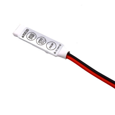 Van hoofd gelijkstroom 24V Mini Controller 3 Zeer belangrijk 3 Knoophandboek voor 5050 Rgb Licht van de Kleurenstrook