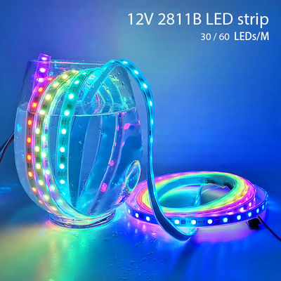 LEIDENE van de pixel Magische Kleur Strooklichten DC12V Waterdichte IP67 voor Openlucht