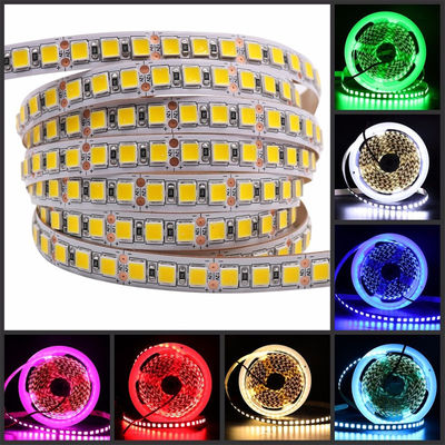Aangepaste DC12V 5054 Enige Kleuren LEIDENE Strooklichten Flexibele 600leds/M