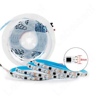 8mm van de Smalle LEIDENE LEIDENE van de de Droomkleur Pixelstrook Lichte, RGB 5050 3535 Magische Strook