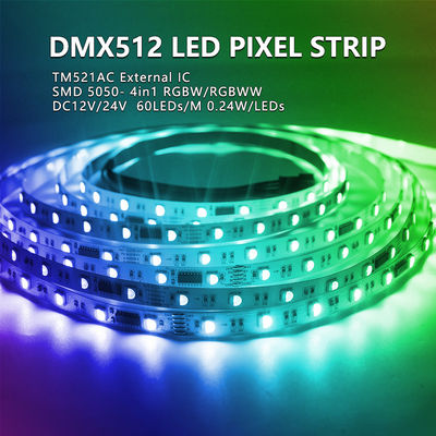 Dmx512 Adresseerbare LEIDENE Strook Smd 5050 Rgbw Rgbww 4 in 1 voor Huisdecoratie