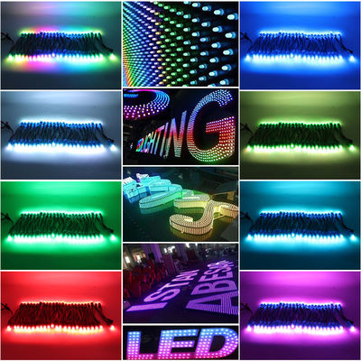 Van de waterdichte RGB LEIDENE de Lichte Adresseerbare WS2811 Volledige Kleur Pixelstrook