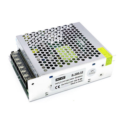 Geregelde HOOFDbestuurder Switch Power Supply AC 100V 240V aan gelijkstroom 12V 8.5A 100W