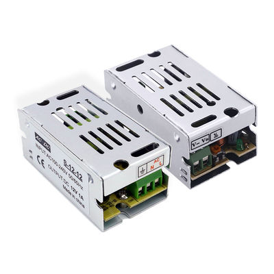 De Schakelaarvoeding 100V 240V AC van het aluminiumgeval aan gelijkstroom 12 Volt 12W 1A