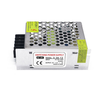 De Schakelaarvoeding van gelijkstroom 12V 36W 3A voor van het LEIDENE de Macht van de de Regelgeversaandrijving Verlichtingsvoltage