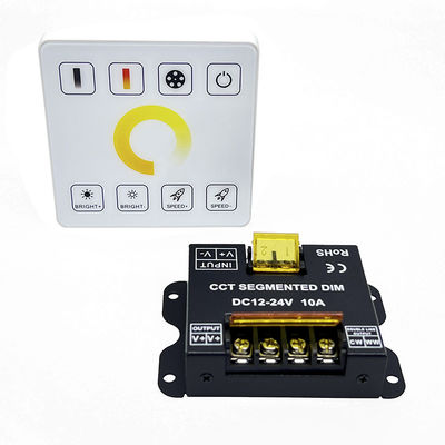 10A van de de Kleurentemperatuur Rf van HOOFDcontrolemechanismeDimmer gelijkstroom 12V 24V de Dubbele Volledige Aanraking