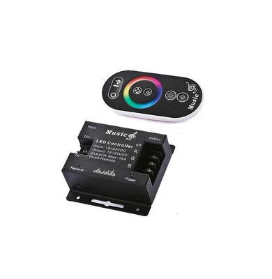Draadloze Verre van hoofd rf Controlemechanisme, RGB LEIDEN Muziekcontrolemechanisme 18A voor Lichte Strook 5050