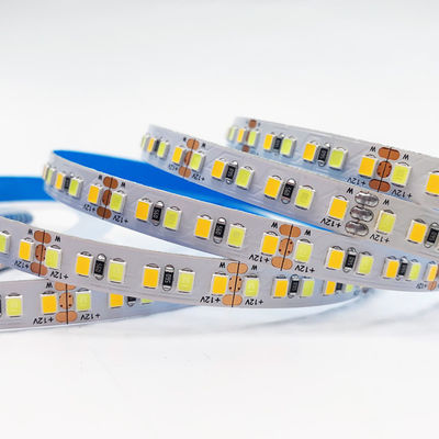 Van de de Kleuren Regelbare Kleur van GDT Dubbele de Temperatuur LEIDENE Strook 180LEDs/M For Decorative Lighting