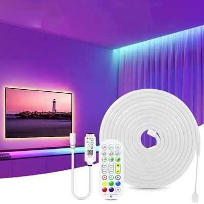 De Controle van RGB LEIDENE van Bluetooth APP Licht 10ft Neonstrook met 16 Miljoen de Kleurendimmer van DIY