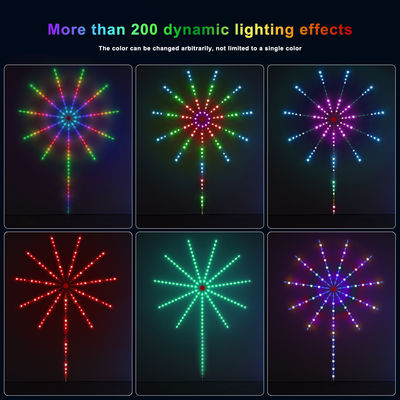 LEIDENE van het de Muziek van het Verre Pixel van DIY APP Lichte de Droomkleur Strookvuurwerk voor Kerstmis