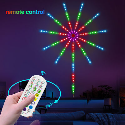 LEIDENE van het de Muziek van het Verre Pixel van DIY APP Lichte de Droomkleur Strookvuurwerk voor Kerstmis