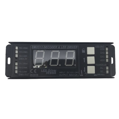 RGB 3 Kanaal LEIDENE Decoder van DMX, DMX512-HOOFDcontrolemechanisme 12V voor LEIDEN Strooklicht