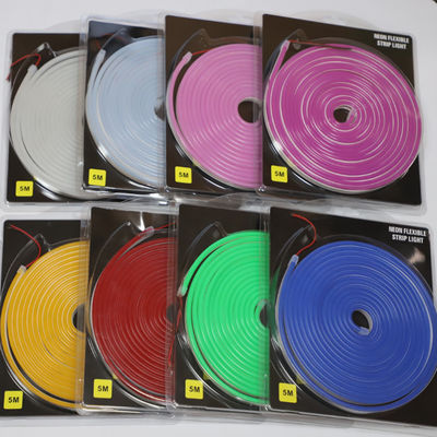 Het Neon van pvc van gelijkstroom 12v 600leds 6*12mm leidde Strook Lichte Waterdichte Flexibele Geleide Lichte Strook