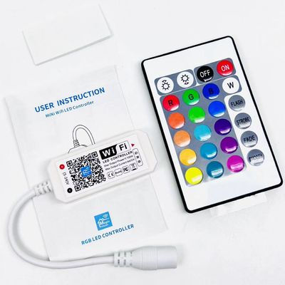 Rf 24 Sleutel Wifi 3 kanalen RGB LED Controller 16 miljoen kleuren Buletooth voor Strip Light