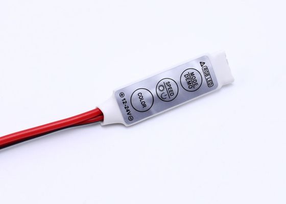 Mini Streaming LED Monochroom Controller RF Wireless Remote Control 12V Witte licht hardlopend paard