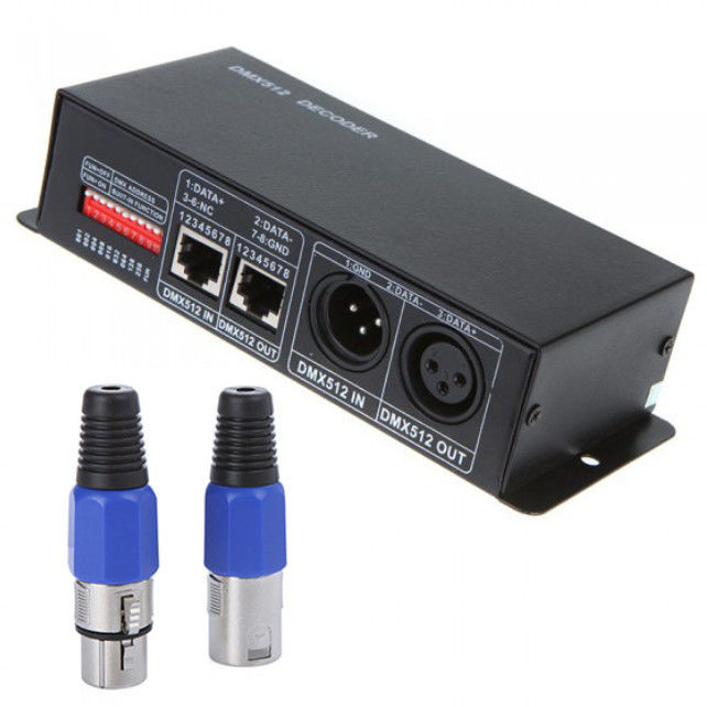 DMX512 van LEIDENE Decoder 3 Kanaal RGB 4 Kanaal RGBW Banddmx met Verklaard Ce