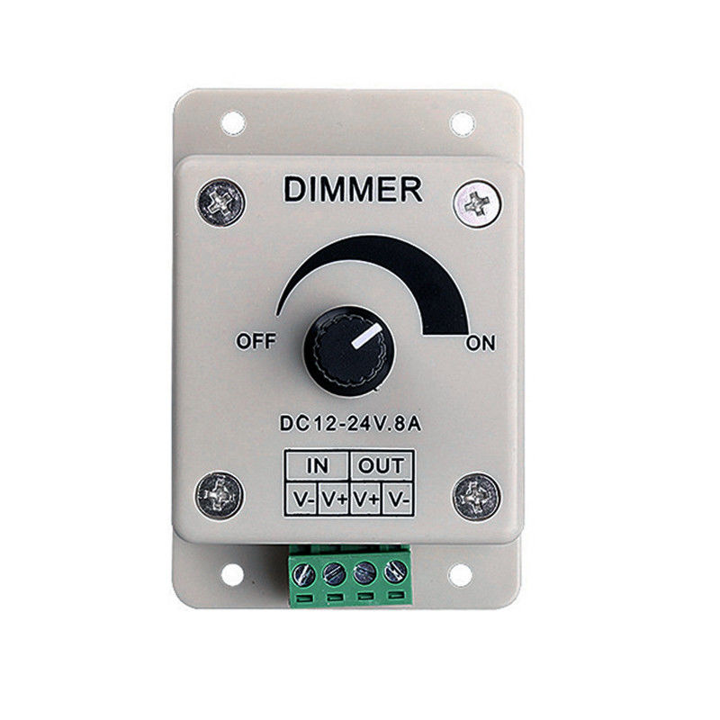 Van van hoofd gelijkstroom 12V 8A de Helderheids Enige Kleur Controlemechanismedimmer switch adjustable