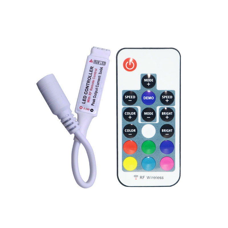 Het 17 Zeer belangrijke Kanaalrf Radio HOOFD van Mini Controller 12V 3 Ver voor 5050 LEIDENE Strook