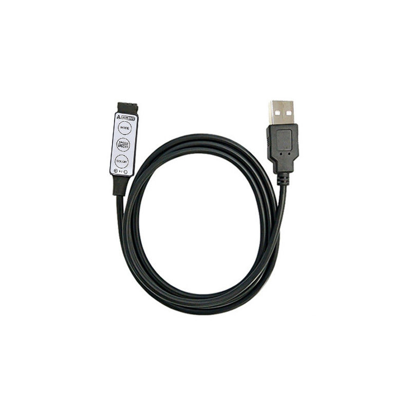 USB 5V Powered LED Mini Controller 3 Sleutel Voor LED RGB Color Strip Light
