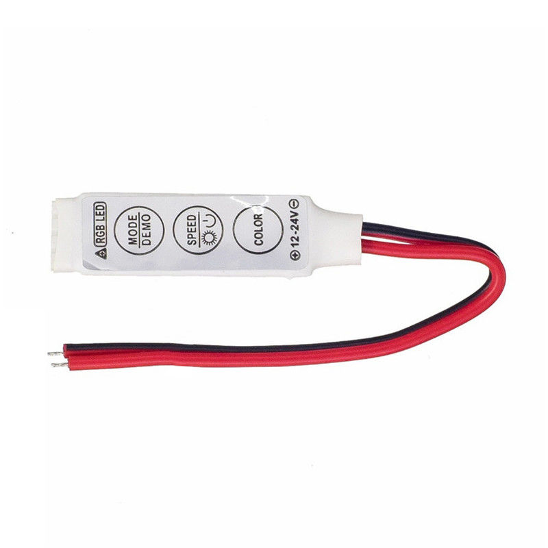 Van hoofd gelijkstroom 24V Mini Controller 3 Zeer belangrijk 3 Knoophandboek voor 5050 Rgb Licht van de Kleurenstrook