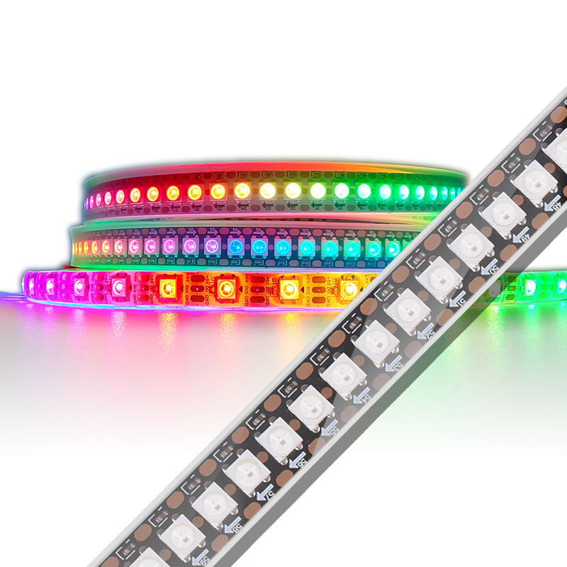 RGB Veranderlijke Kleur 5050 LEIDENE Strook steekt individueel Adresseerbare Ws2812 aan