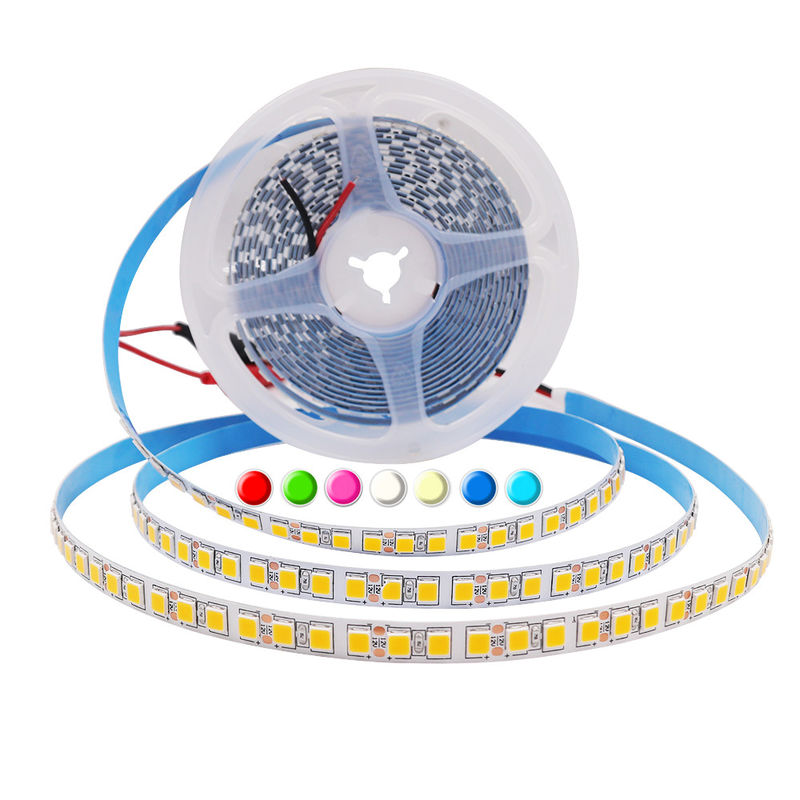 Aangepaste DC12V 5054 Enige Kleuren LEIDENE Strooklichten Flexibele 600leds/M