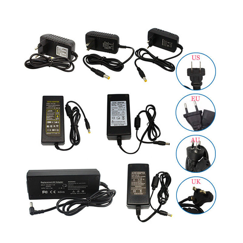 100-240V AC aan van de de Muurstop van gelijkstroom 12V Desktoptype 5.5*2.5m Voeding 1A 2A 3A 5A 6A 7A 10A