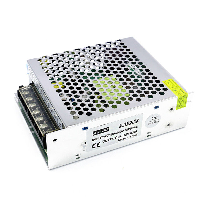Geregelde HOOFDbestuurder Switch Power Supply AC 100V 240V aan gelijkstroom 12V 8.5A 100W