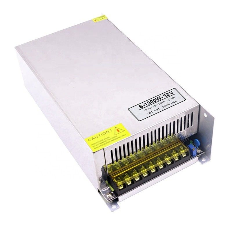 1200W gelijkstroom-Omschakelingsvoeding 12V met Ventilator AC 220V aan de Volt 100A van gelijkstroom 12V