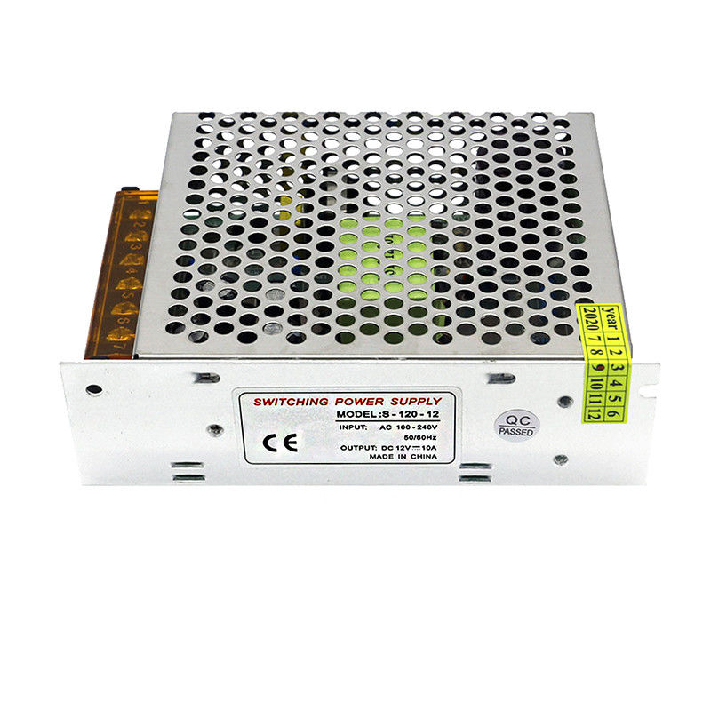 Voeding 100V van de aluminium de Geval Geregelde Schakelaar - 240V AC aan gelijkstroom 12V 10A 120W