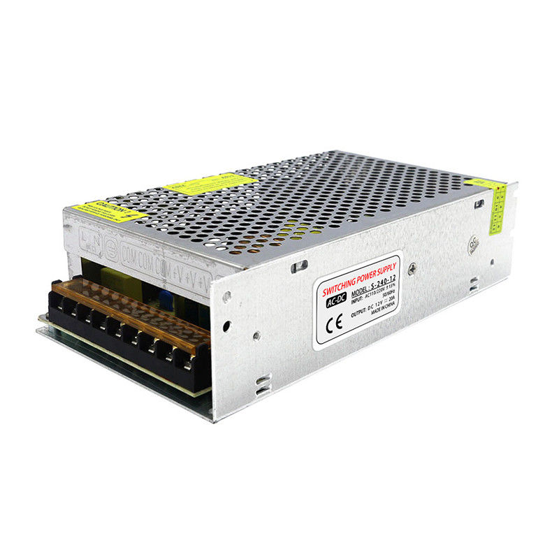 de Omschakelingsvoeding van 240W 20A 12V gelijkstroom voor van het LEIDENE de Regelgeversaandrijving Verlichtingsvoltage