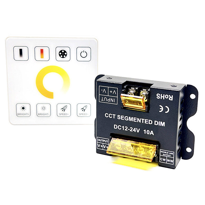 10A van de de Kleurentemperatuur Rf van HOOFDcontrolemechanismeDimmer gelijkstroom 12V 24V de Dubbele Volledige Aanraking