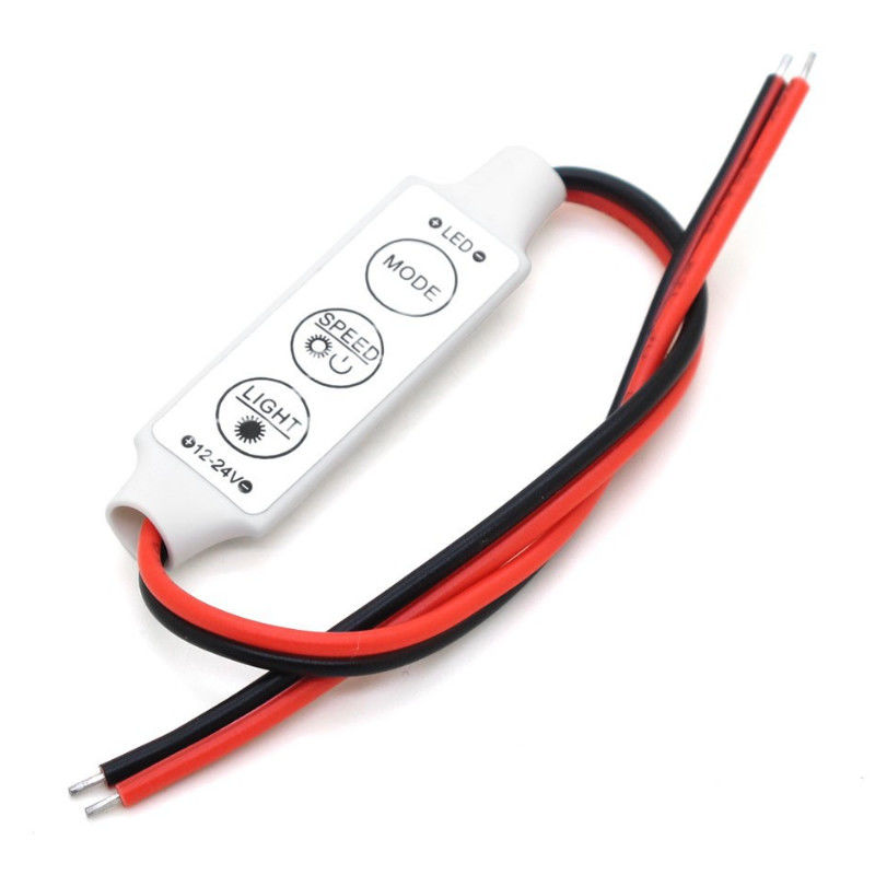 3 zeer belangrijke HOOFDmini controller 5V 12V 24V voor 5050 3528 Enige Kleuren LEIDEN Strooklicht