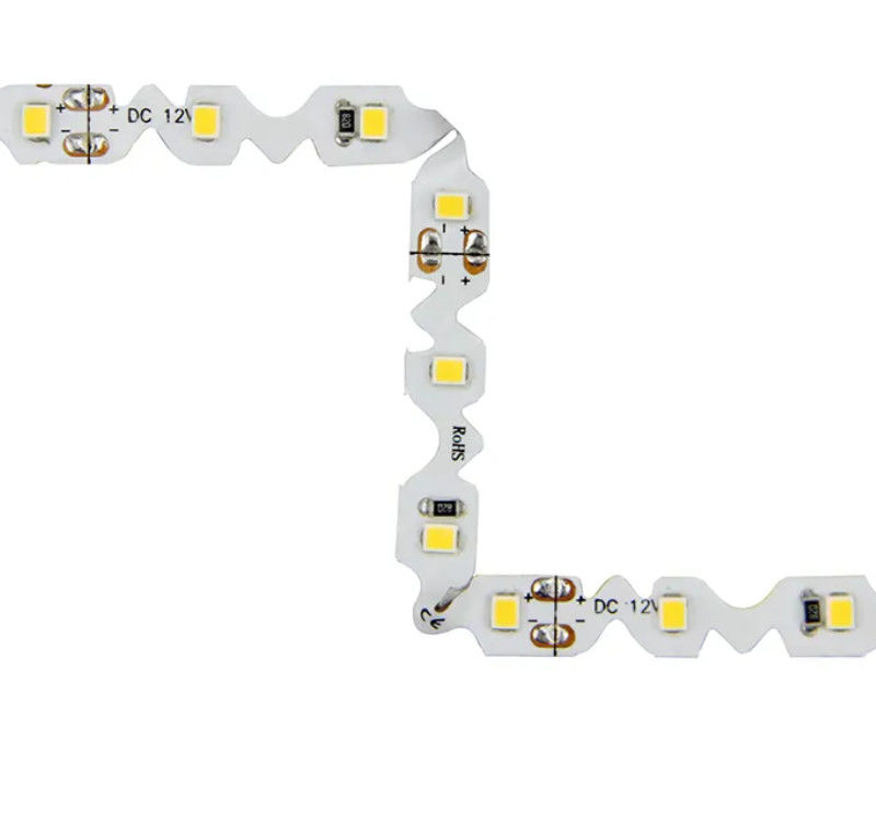 De Vorm de LEIDENE van gelijkstroom 12V S Strook Smd 2835 6W maakt Bendable voor Reclame waterdicht