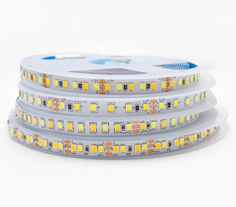 Van de de Kleuren Regelbare Kleur van GDT Dubbele de Temperatuur LEIDENE Strook 180LEDs/M For Decorative Lighting