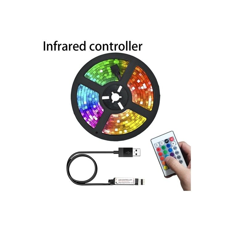 60leds/Meter Afstandsbediening LEIDENE Strooklicht voor de Slaapkamer Decortion van TV Backlight
