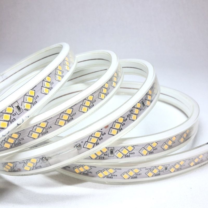 Ultra Heldere 180leds/M Single Color LEIDENE Strook 220v Waterdicht voor de Bouw van het Schetsen
