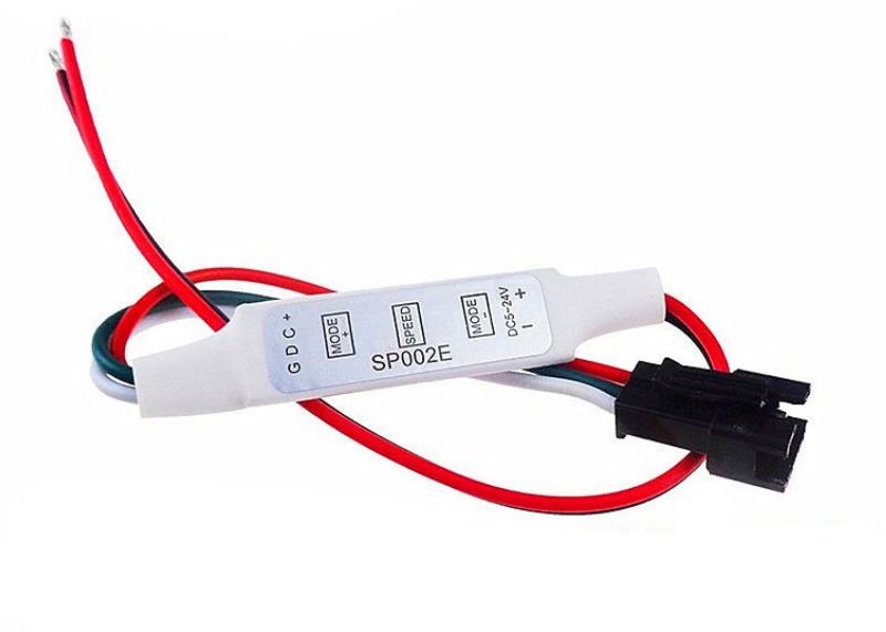 DC5-24V LED Pixel Controller SP002E Control WS2811 Volkleurig streeplicht