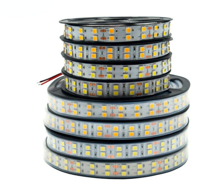 Energiezuinig CRI80 Led Strip Eénkleurig Dimmabel Lage Spanning 2835 5050