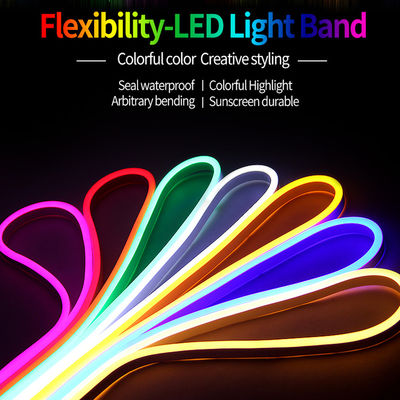 Het Neon van pvc van gelijkstroom 12v 600leds 6*12mm leidde Strook Lichte Waterdichte Flexibele Geleide Lichte Strook